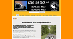 Desktop Screenshot of goodjobdogsllc.com